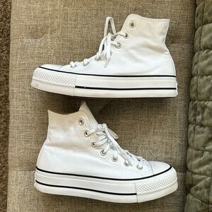 Converse platform high top size 8